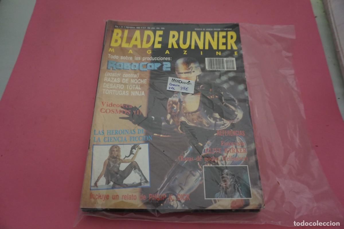 Cine: 17C/ REVISTA BLADE RUNNER MAGAZINE - COLECCION COMPLETA DE 8 VOLUMENES