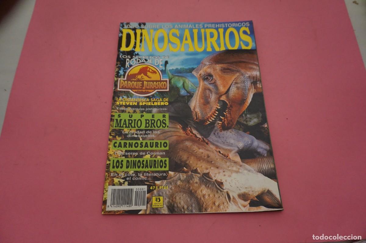 Cine: MC/ REVISTA LOS DINOSAURIOS N&ordm; 1 - LOS SECRETOS DE RODAJE DE PARQUE JURASICO / RDICIONES ZINCO