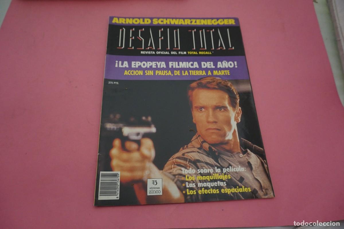 Cine: MC/ REVISTA - DESAFIO TOTAL - REVISTA DEL FILM TOTAL RECALL -ARNOLD SCHAWARZENEGGER