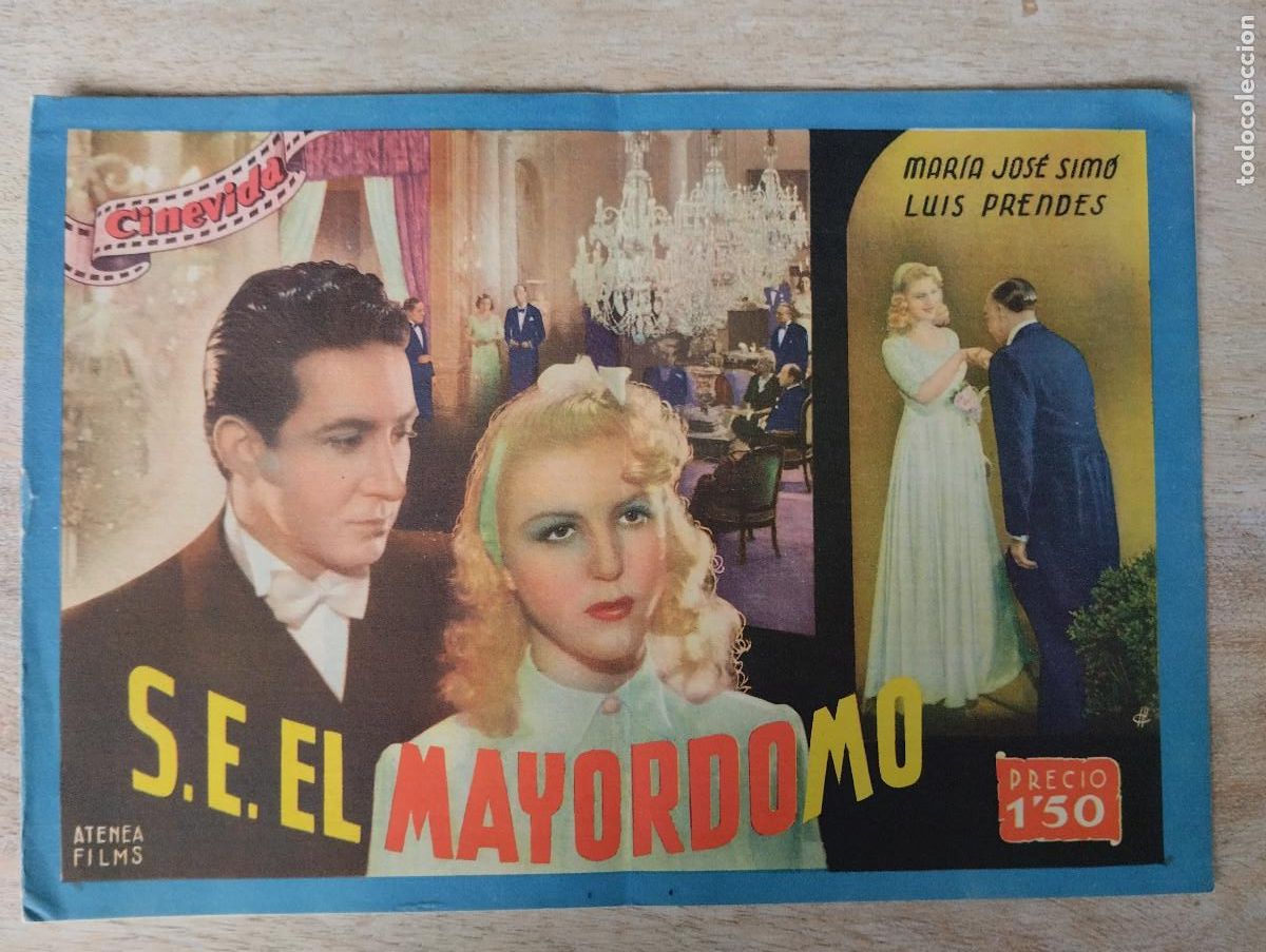 Cine: CINEVIDA S.E. EL MAYORDOMO. EDITORIAL HISPANO AMERICANA