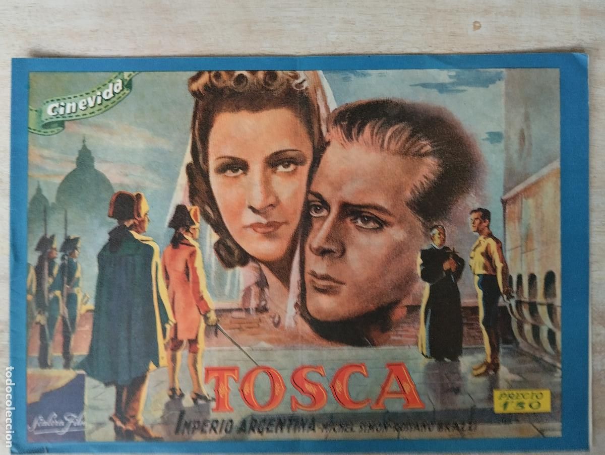 Cine: CINEVIDA TOSCA - IMPERIO ARGENTINA. EDITORIAL HISPANO AMERICANA