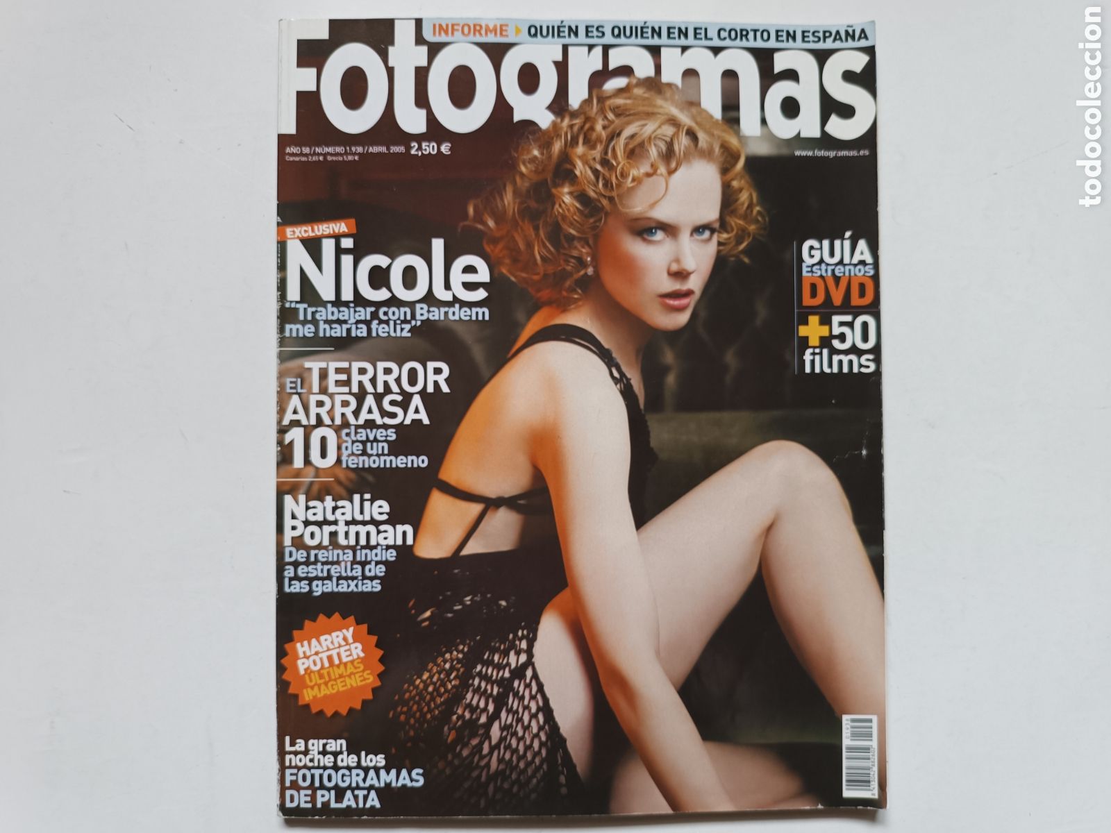 Cine: FOTOGRAMAS n&ordm; 1938 (Abril 2005) - Nicole Kidman, Natalie Portman -