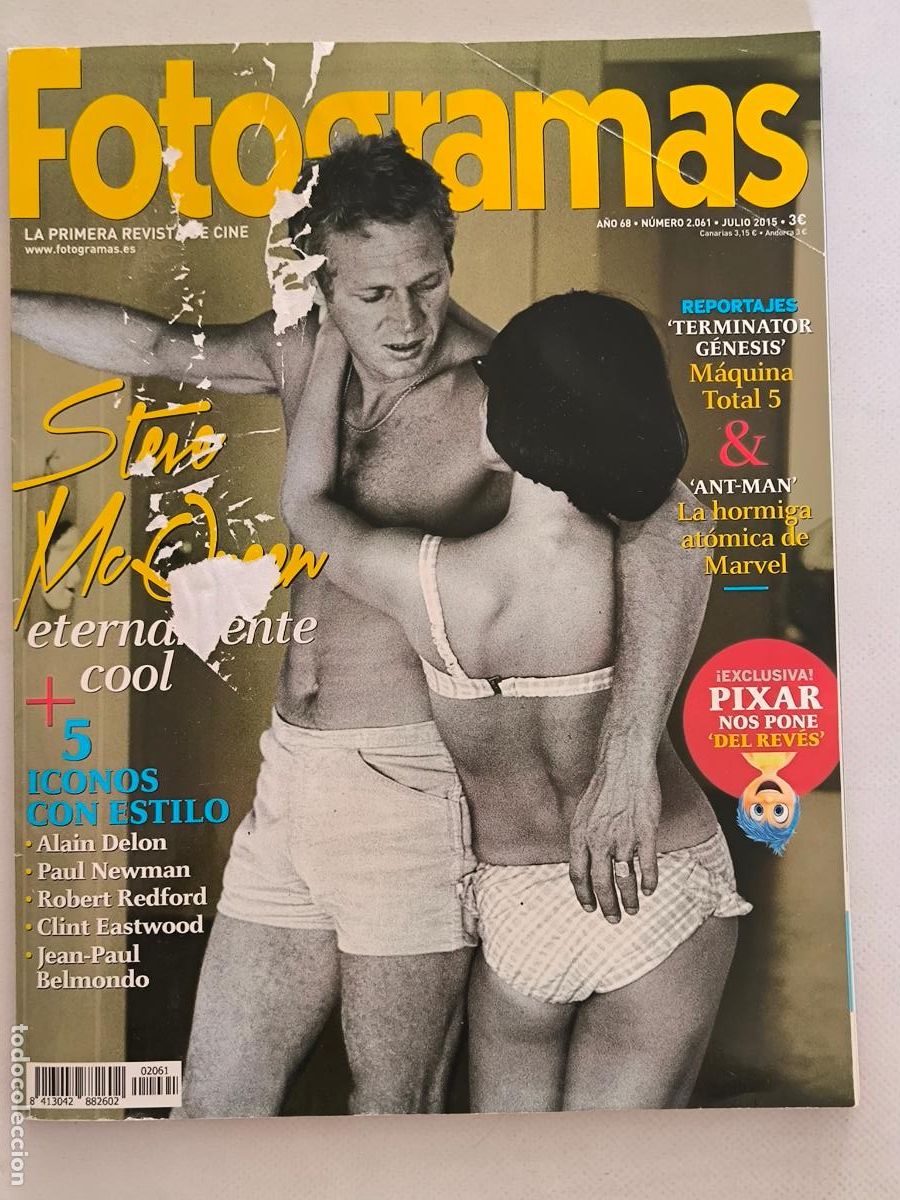 Cine: FOTOGRAMAS N&ordm; 2061 - A&Ntilde;O 68 - JULIO 2015 - STEVE MCQUEEN (R)