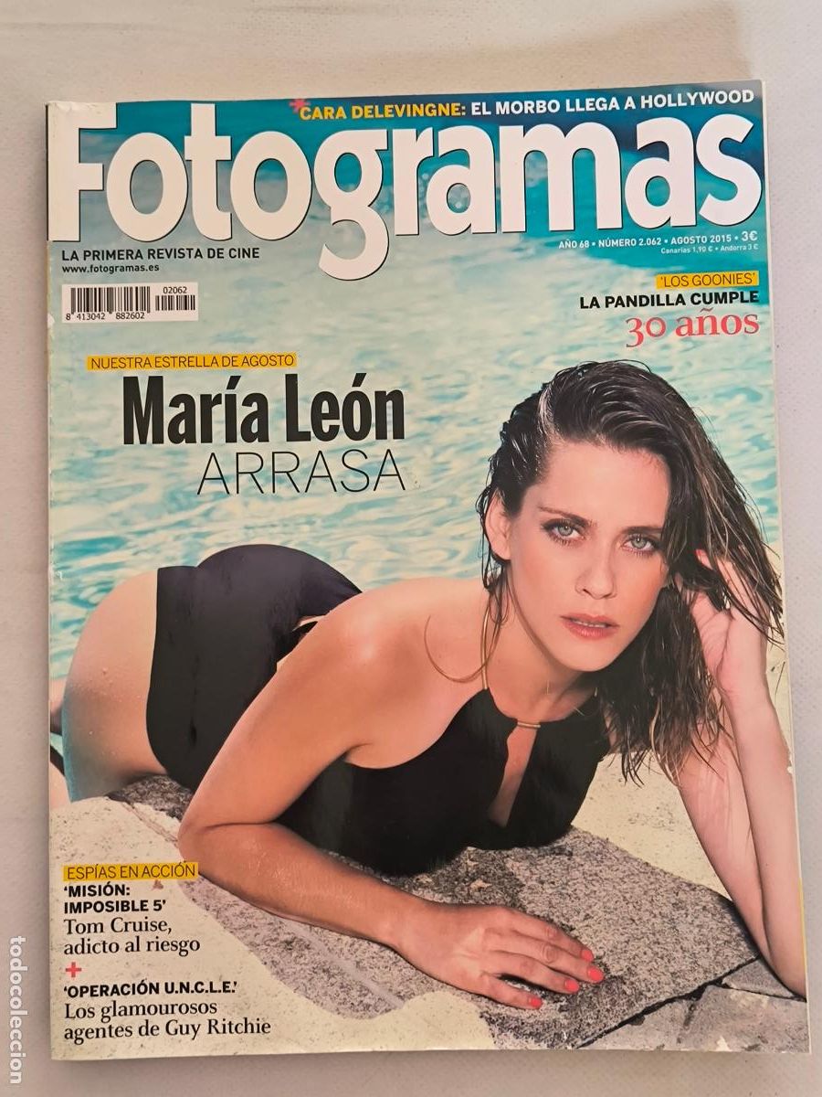 Cine: FOTOGRAMAS N&ordm; 2062 - A&Ntilde;O 68 - AGOSTO 2015 - MARIA LEON (R)