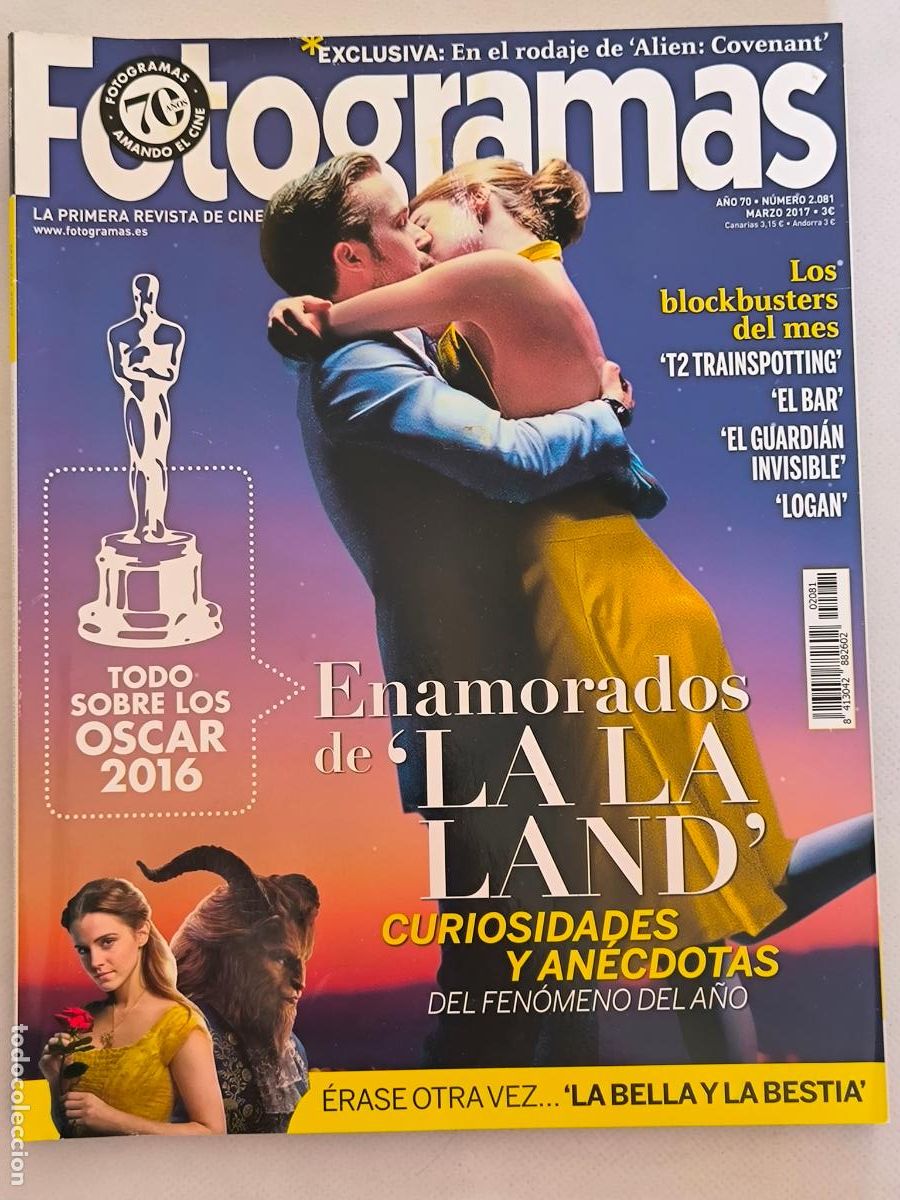 Cine: FOTOGRAMAS N&ordm; 2081 - A&Ntilde;O 70 - MARZO 2017 - LA LA LAND / TODO SOBRE LOS OSCAR 2016 (S)