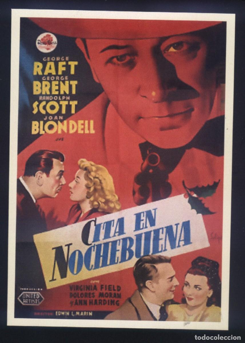 Cine: Q-11982- CITA EN NOCHEBUENA (Christmas Eve) (SOLIG&Oacute;) George Raft - Randolph Scott