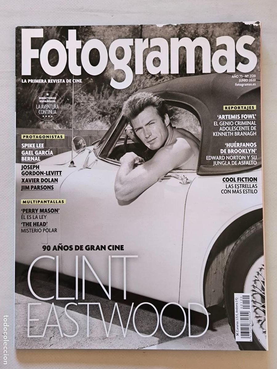 Cine: FOTOGRAMAS N&ordm; 2120 - JUNIO 2020 - CLINT EASTWOOD (C3)