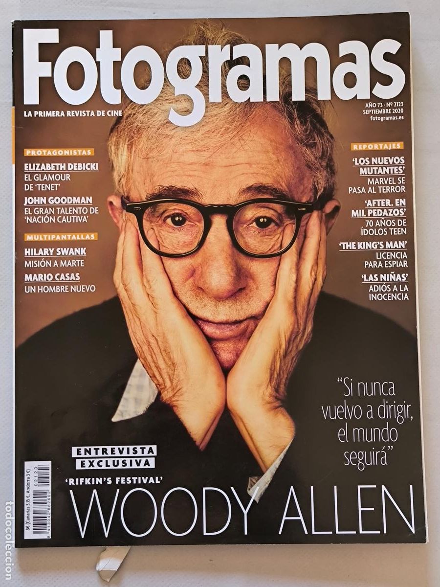 Cine: FOTOGRAMAS N&ordm; 2123 - SEPTIEMBRE 2020 - WOODY ALLEN (C3)