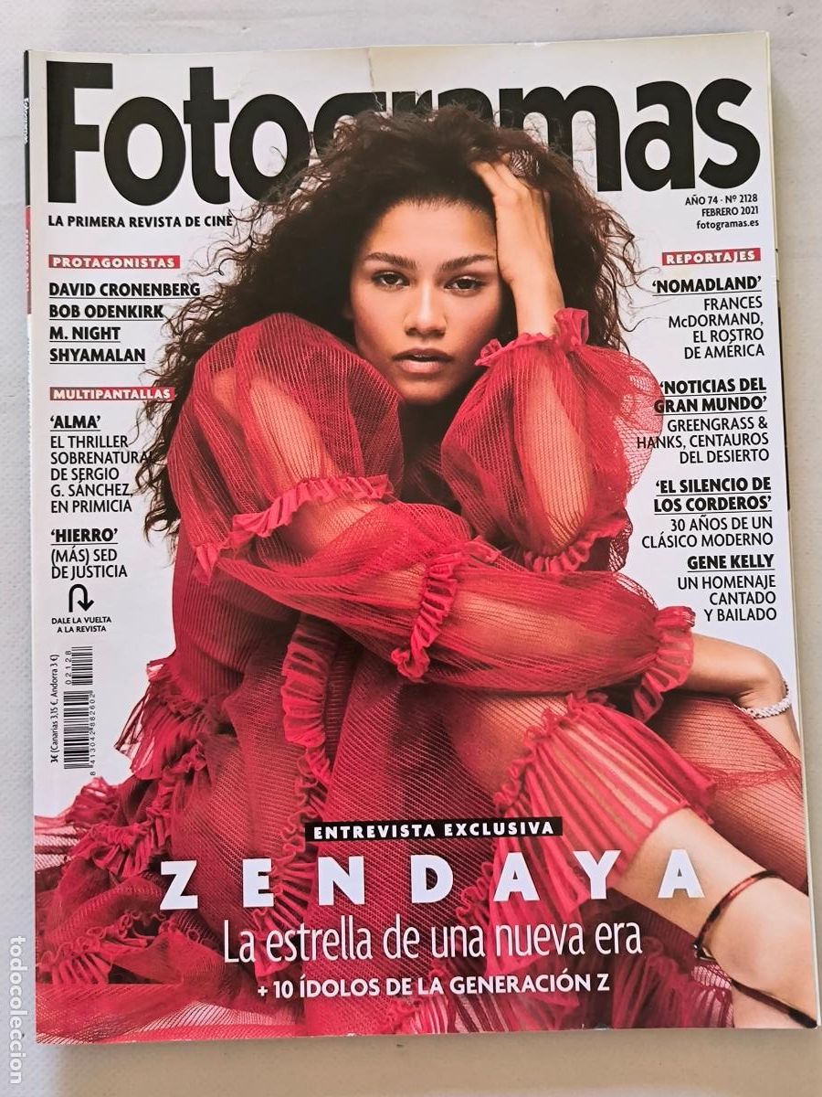 Cine: FOTOGRAMAS N&ordm; 2128 - A&Ntilde;O 74 - FEBRERO 2021 - ZENDAYA (CO)