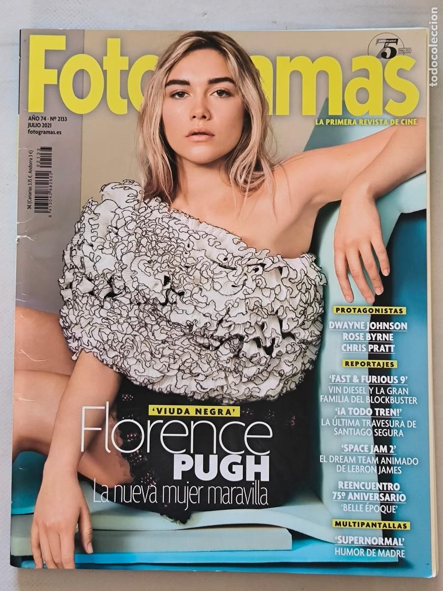 Cine: FOTOGRAMAS N&ordm; 2133 - A&Ntilde;O 74 - JULIO 2021 - FLORENCE PUGH (CN)