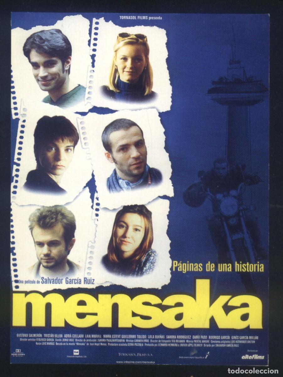 Cine: Q-11989- MENSAKA (FICHA T&Eacute;CNICA) Trist&aacute;n Ulloa - Gustavo Salmer&oacute;n - Pedro Gonz&aacute;lez Macho