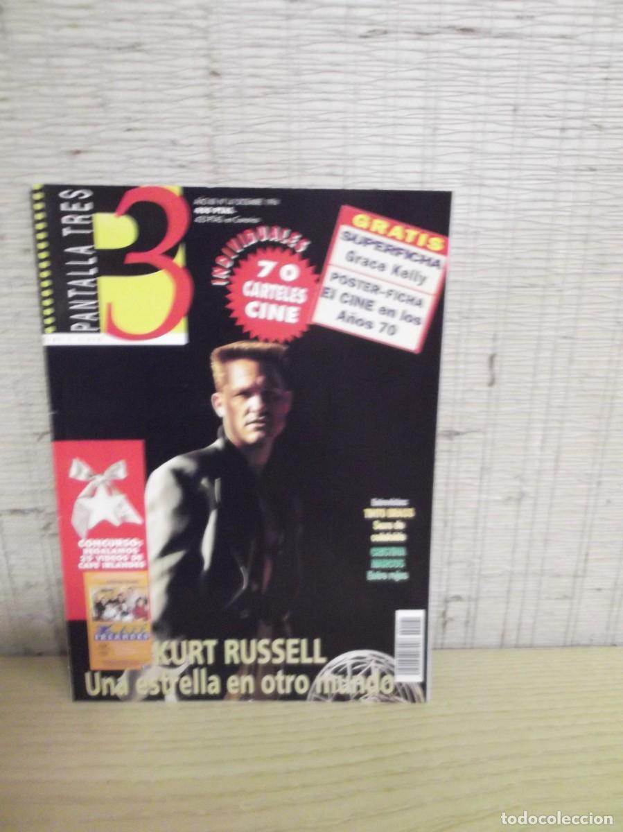 Cine: Revista Pantalla Tres n&ordm;141 Kurt Russell Una estrella en otro mundo.1994
