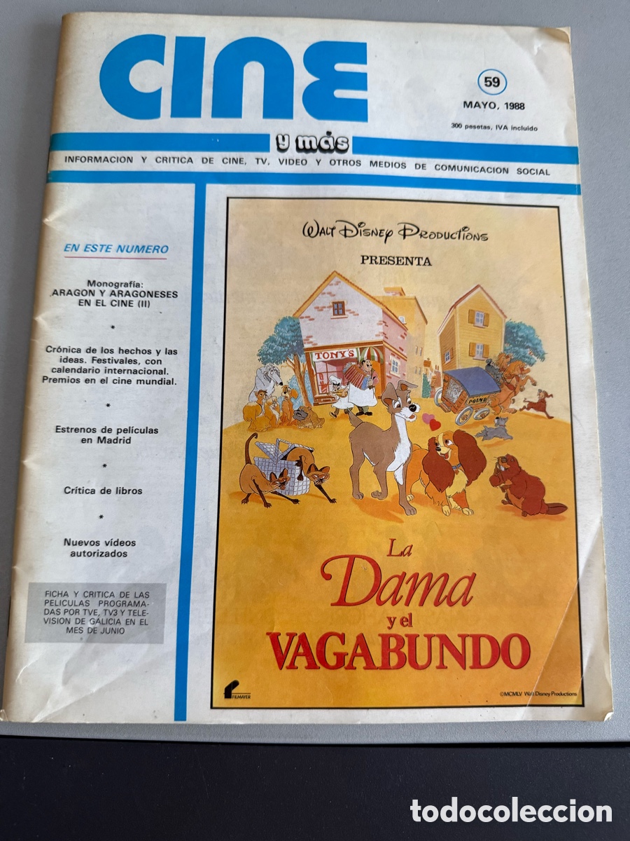 Cine: CINE Y M&Aacute;S. n 59. MAYO 1988