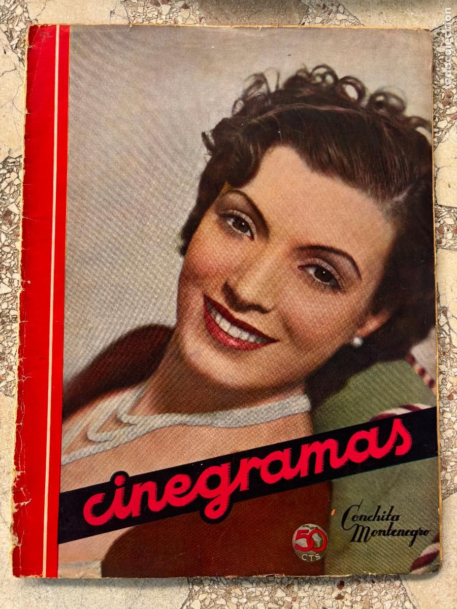 Cine: CINEGRAMAS N&ordm; 62 A&Ntilde;O 1935. CONCHITA MONTENEGRO EN PORTADA. LINA YEGROS. EDGAR NEVILLE. ANTONIO VIEO.