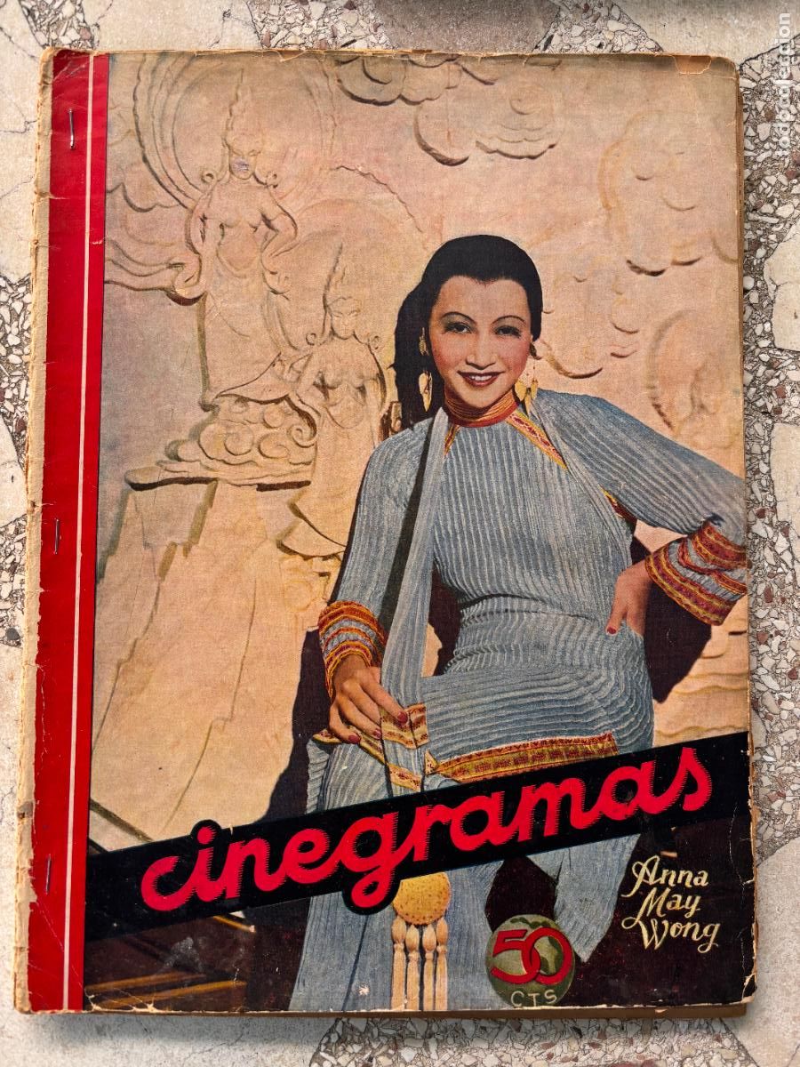 Cine: CINEGRAMAS N&ordm; 27 A&Ntilde;O 1935. ANNA MAY WONG EN PORTADA. MARIA LUISA GARZON. ARACELLI GUIJARRO.