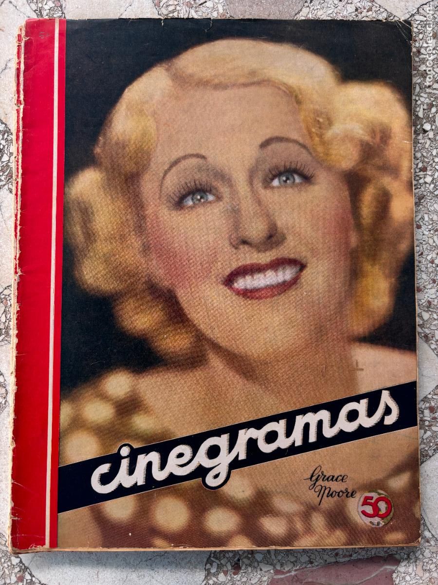Cine: CINEGRAMAS N&ordm; 71 A&Ntilde;O 1936. GRACE MOORE EN PORTADA. ALBERTO ROMEA. NEAL DODD. JOHN GILBERT.