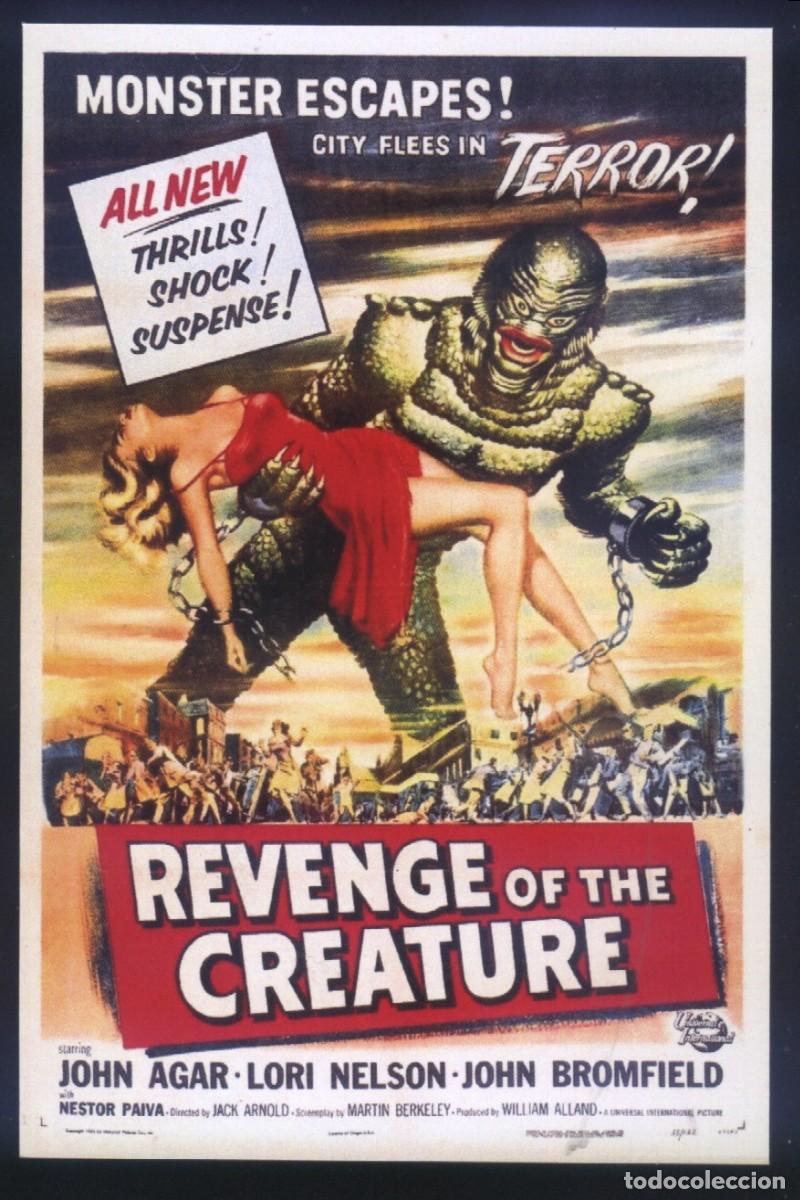 Cine: Q-11992- Revenge of the Creature (El regreso del monstruo) John Agar - Lori Nelson - John Bromfield