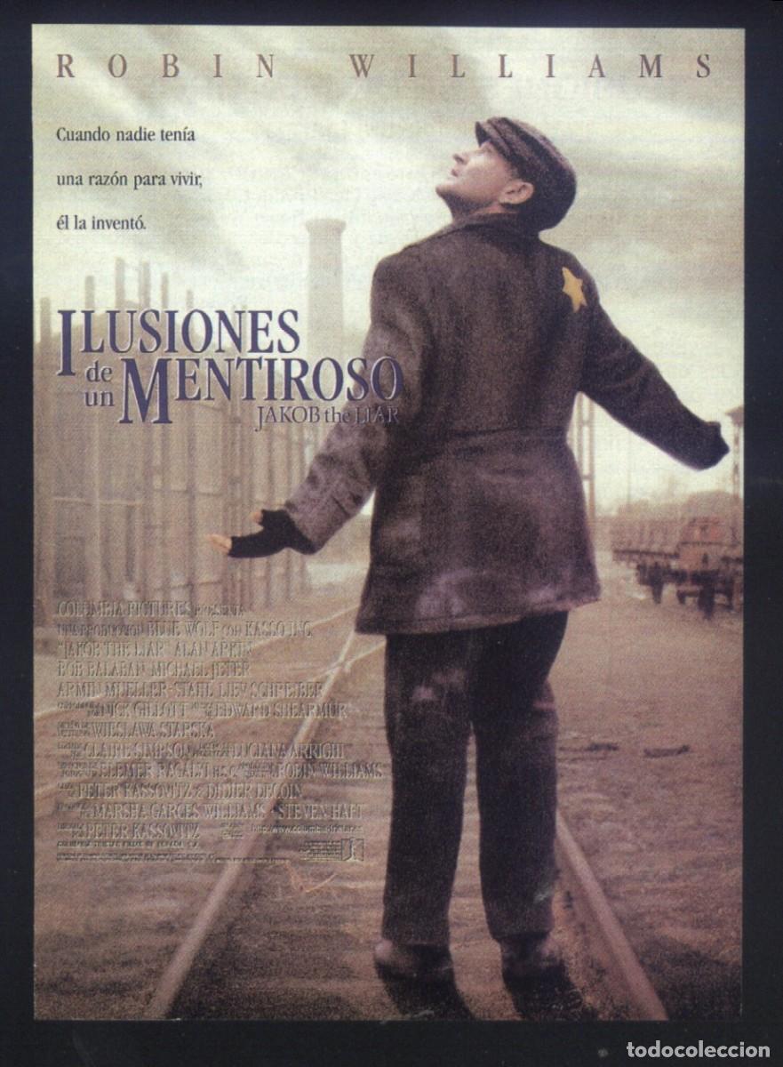 Cine: Q-11993- ILUSIONES DE UN MENTIROSO (JAKOB THE LIAR) (FICHA T&Eacute;CNICA) Robin Williams - Alan Arkin
