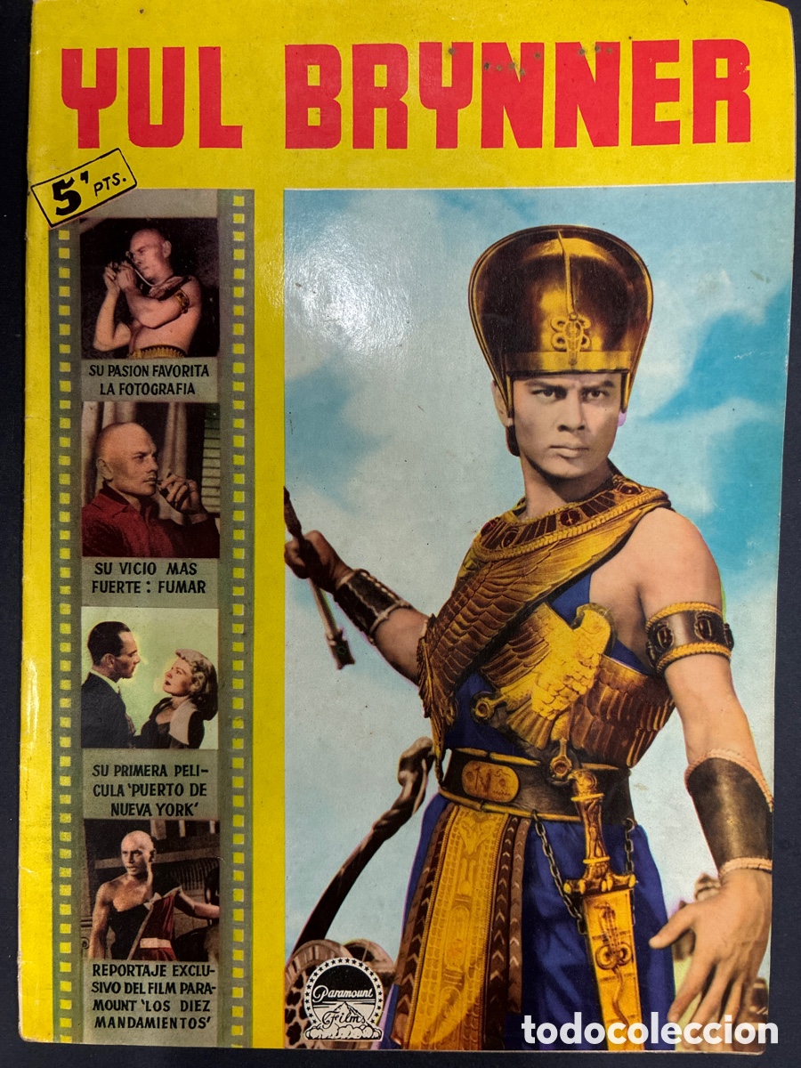 Cine: REVISTA CINECOLOR BIOGRAFIA YUL BRYNER CONTIENE FOTOS