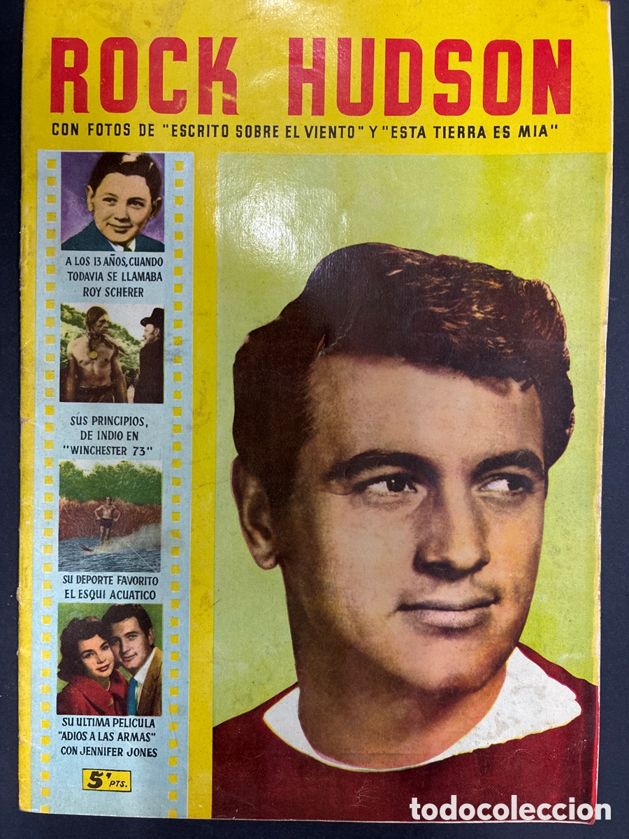 Cine: REVISTA CINECOLOR BIOGRAFIA ROCK HUDSON CONTIENE FOTOS