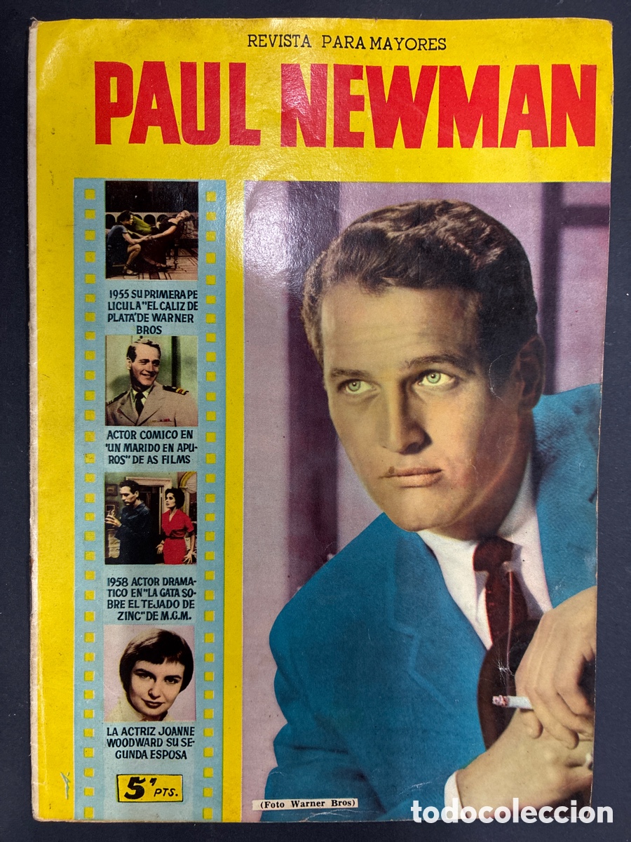Cine: REVISTA CINECOLOR BIOGRAFIA PAUL NEWMAN CONTIENE FOTOS