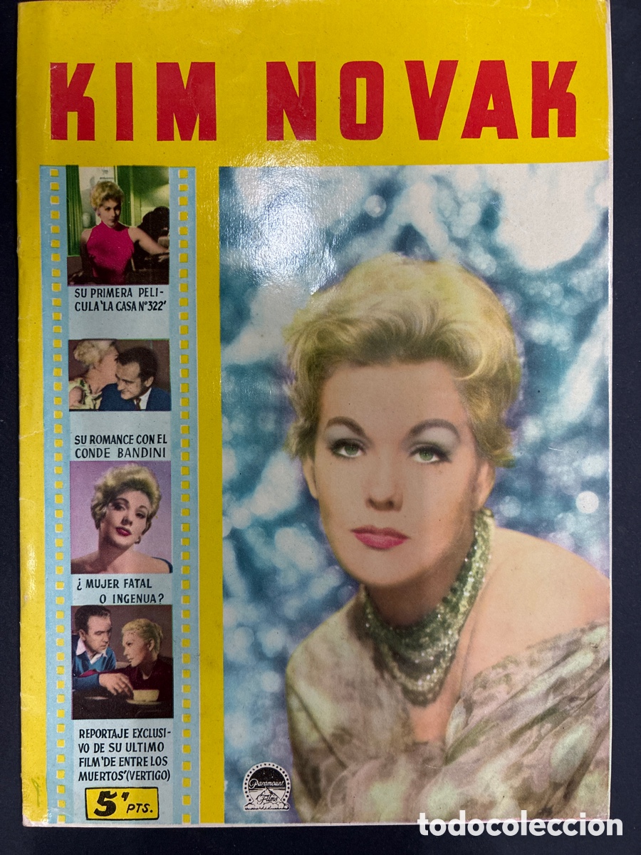 Cine: REVISTA CINECOLOR BIOGRAFIA KIM NOVAK CONTIENE FOTOS