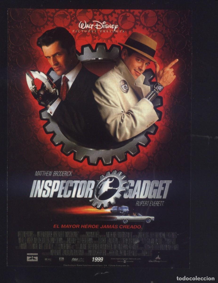 Cine: Q-11997- INSPECTOR GADGET (FICHA T&Eacute;CNICA) Matthew Broderick - Rupert Everett
