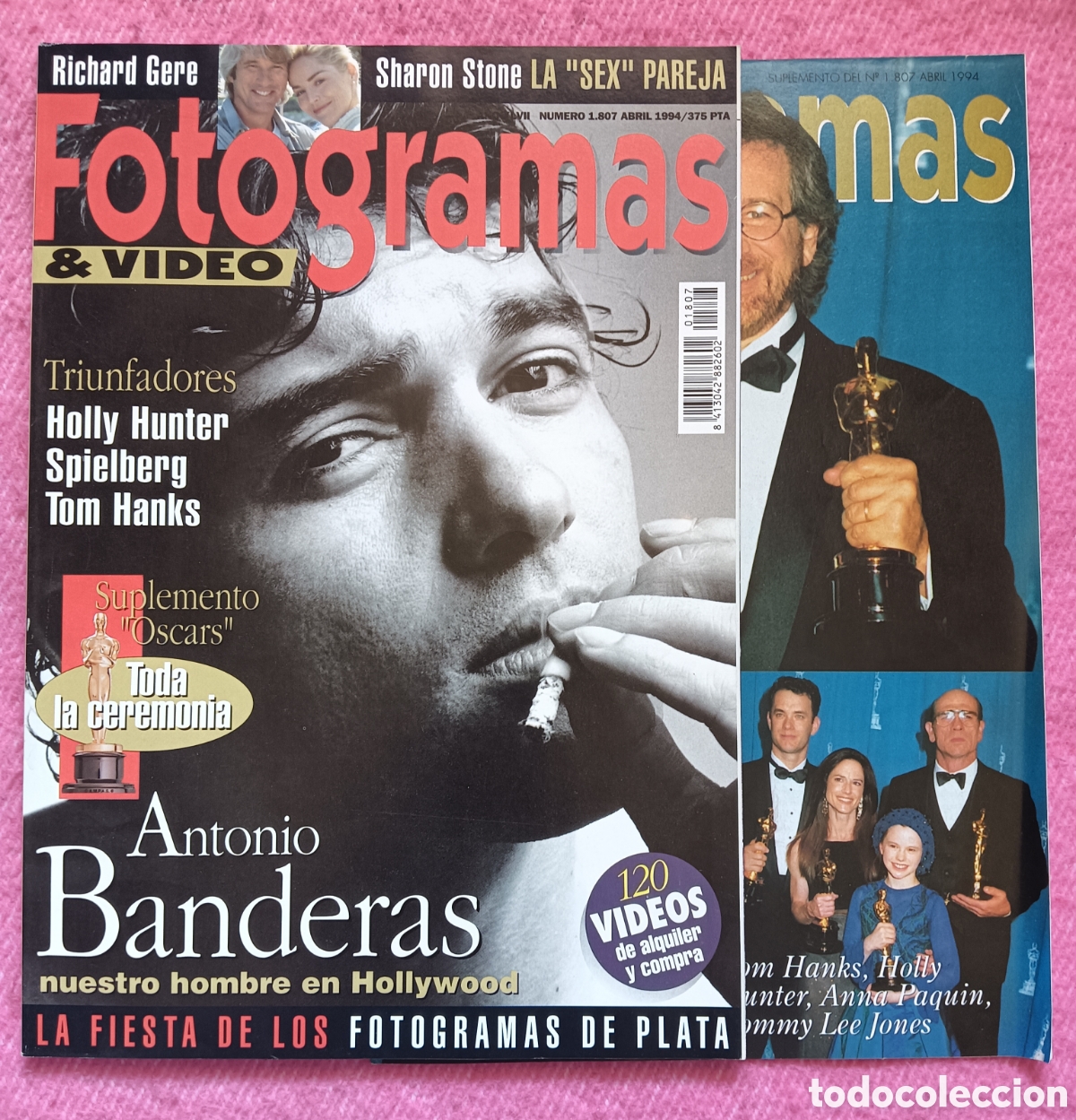 Cine: Magazine FOTOGRAMAS 1807 - Antonio Banderas / Richard Gere / Sharon Stone / Tom Hanks