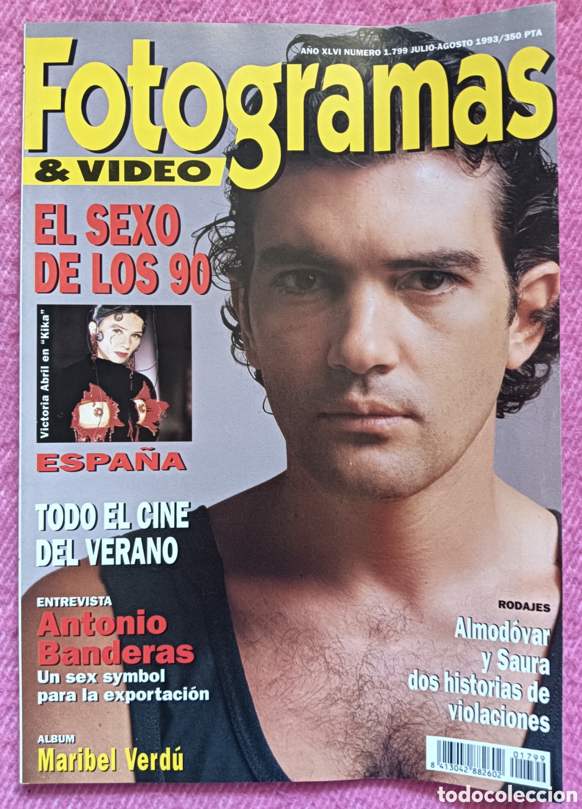Cine: Magazine FOTOGRAMAS 1799 - Antonio Banderas / Pedro Almodovar / Bill Murray