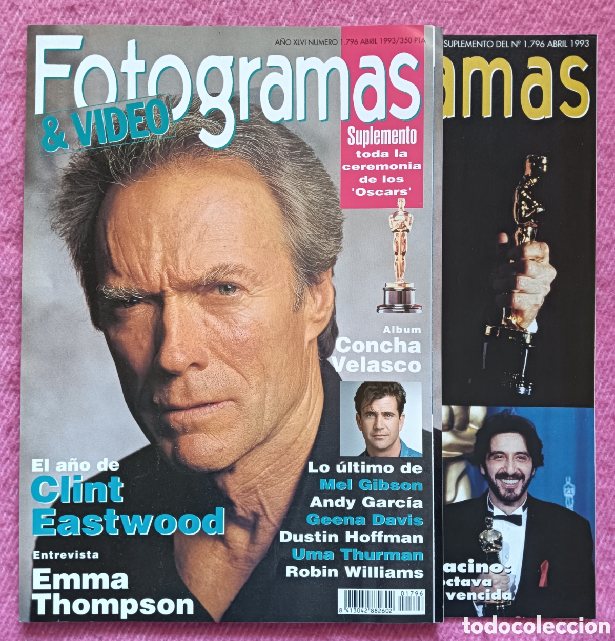 Cine: Magazine FOTOGRAMAS 1796 - Clint Eastwood / Emma Thompson / Mel Gibson / Robin Williams