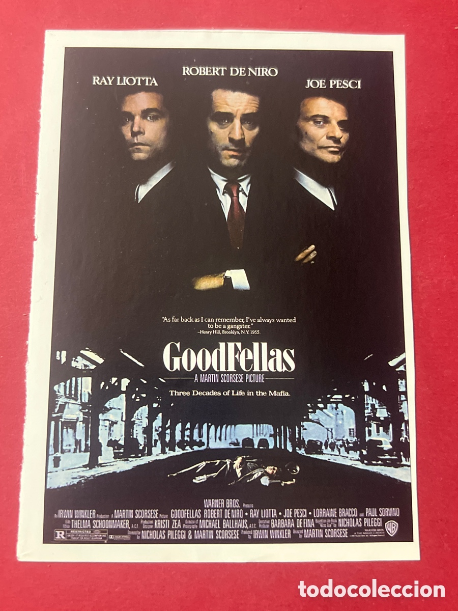 Cine: W17. CARTEL MAN&Iacute;A - MART&Iacute;N SCORSESE