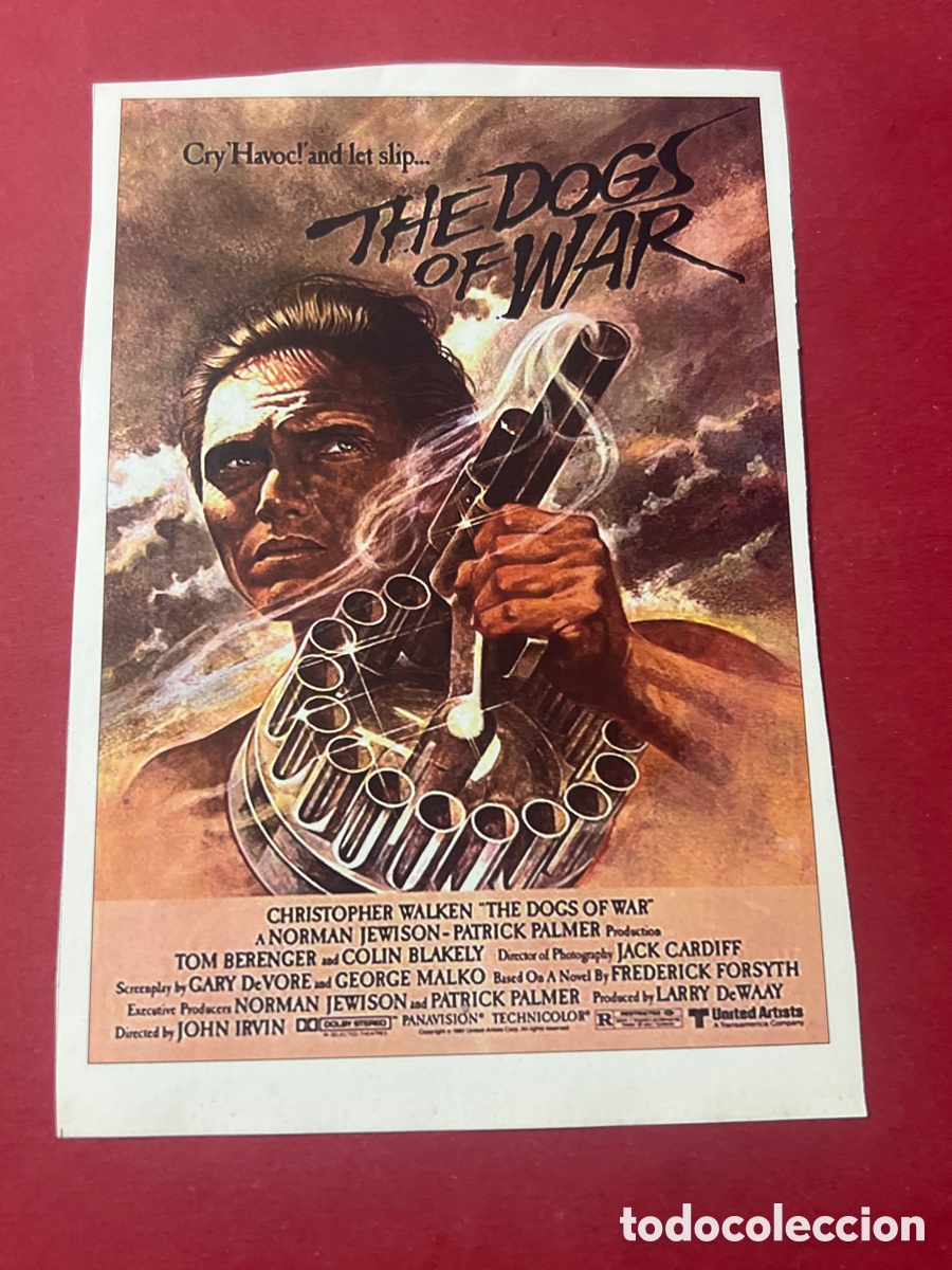 Cine: W26. CARTEL MAN&Iacute;A - MERCENARIOS