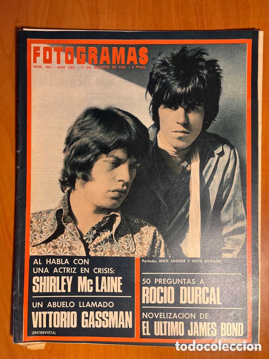 Cine: FOTOGRAMAS N&Uacute;MERO 982, (REVISTA SEMANAL CINEMATOGR&Aacute;FICA Y DE ACTUALIDADES)