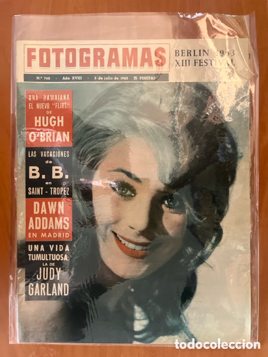 Cine: FOTOGRAMAS N&Uacute;MERO 762, (REVISTA SEMANAL CINEMATOGR&Aacute;FICA Y DE ACTUALIDADES)