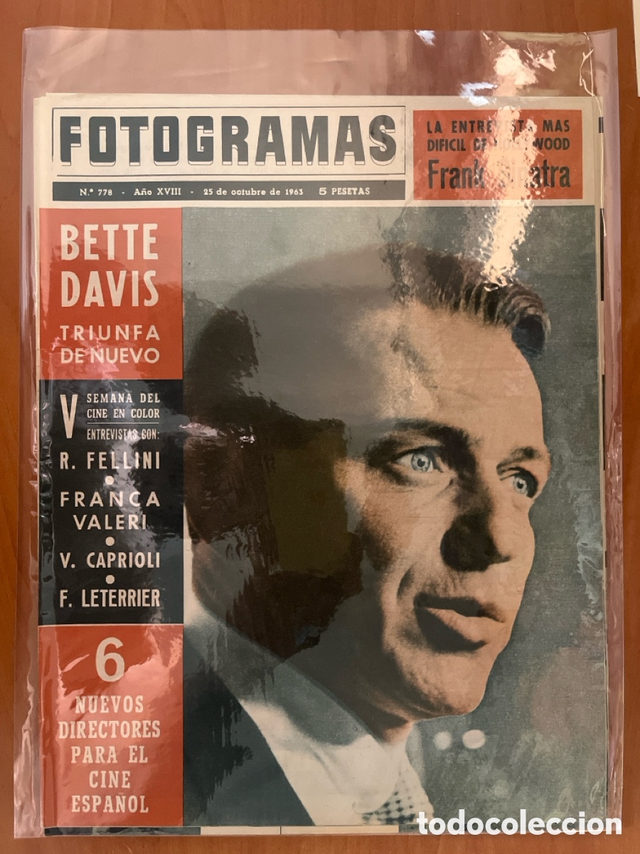 Cine: FOTOGRAMAS N&Uacute;MERO 778, (REVISTA SEMANAL CINEMATOGR&Aacute;FICA Y DE ACTUALIDADES)