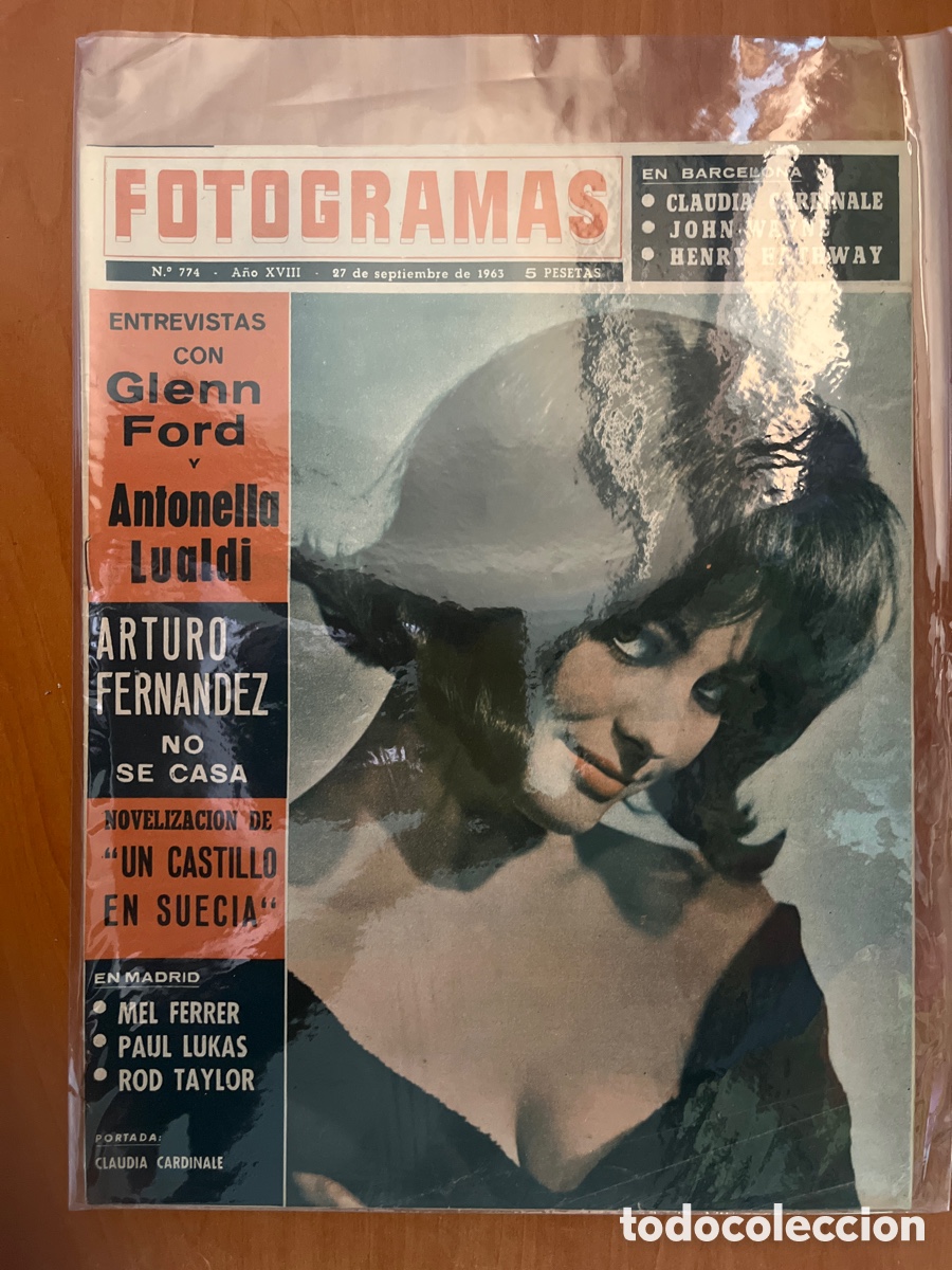Cine: FOTOGRAMAS N&Uacute;MERO 774, (REVISTA SEMANAL CINEMATOGR&Aacute;FICA Y DE ACTUALIDADES)