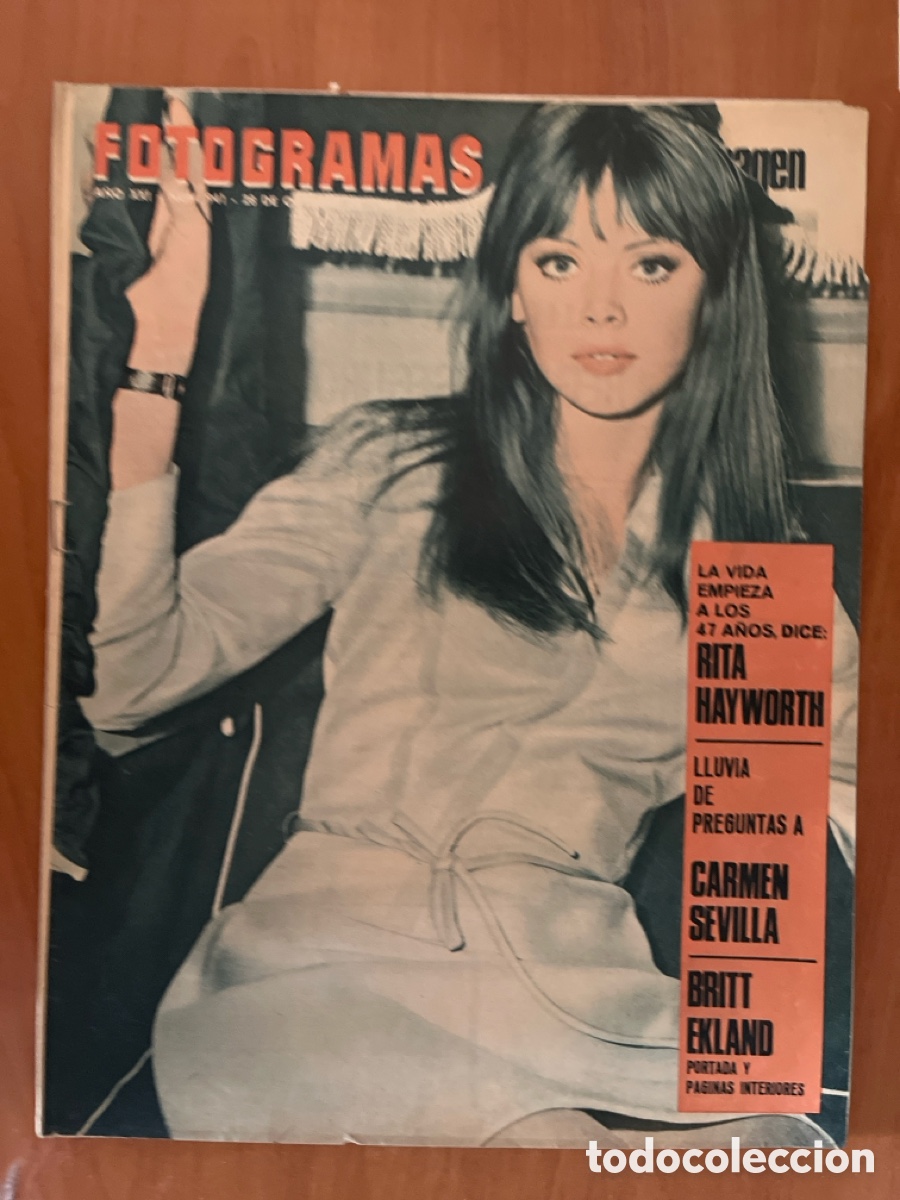 Cine: FOTOGRAMAS N&Uacute;MERO 941, (REVISTA SEMANAL CINEMATOGR&Aacute;FICA Y DE ACTUALIDADES)
