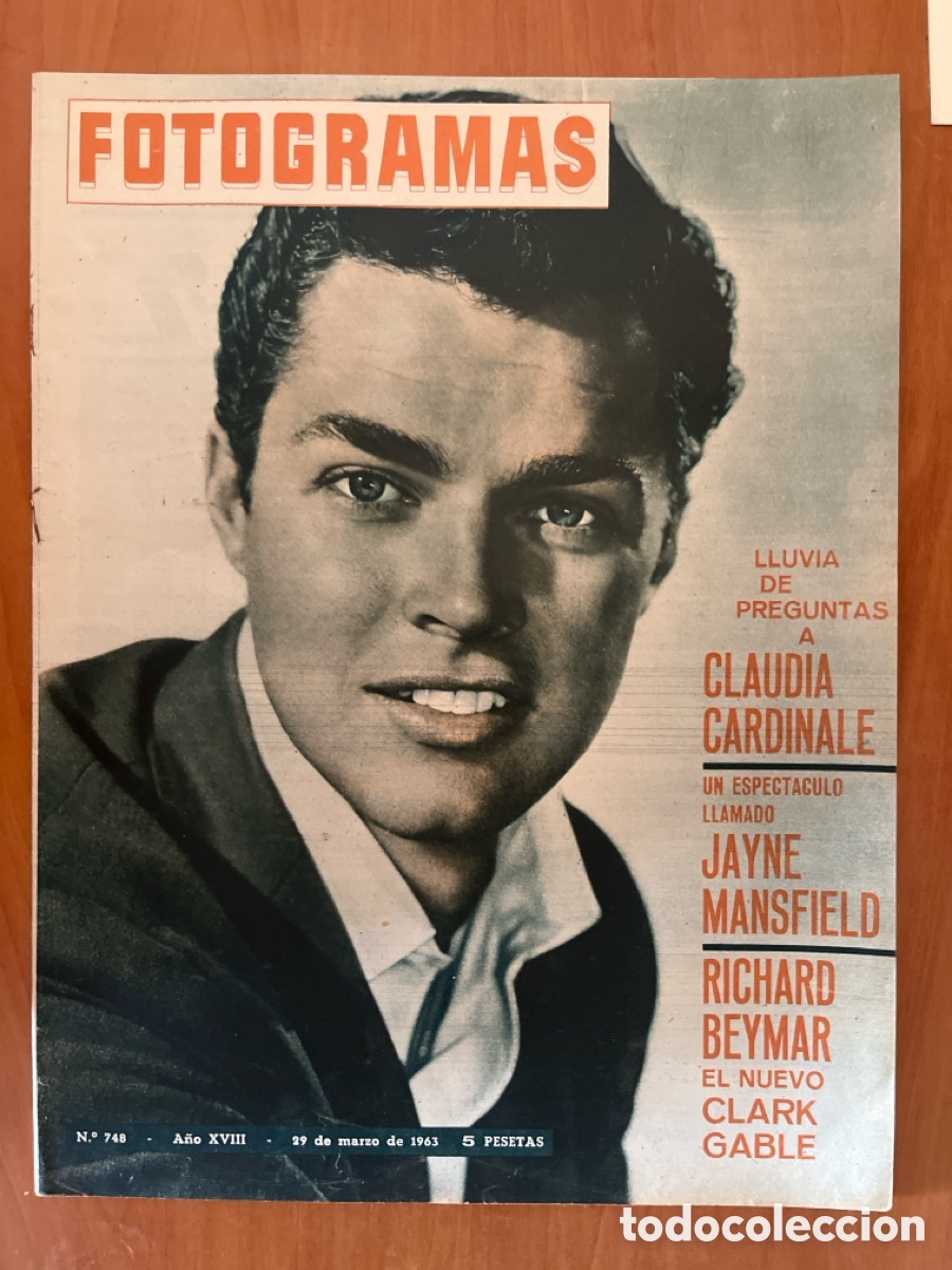 Cine: FOTOGRAMAS N&Uacute;MERO 748, (REVISTA SEMANAL CINEMATOGR&Aacute;FICA Y DE ACTUALIDADES)