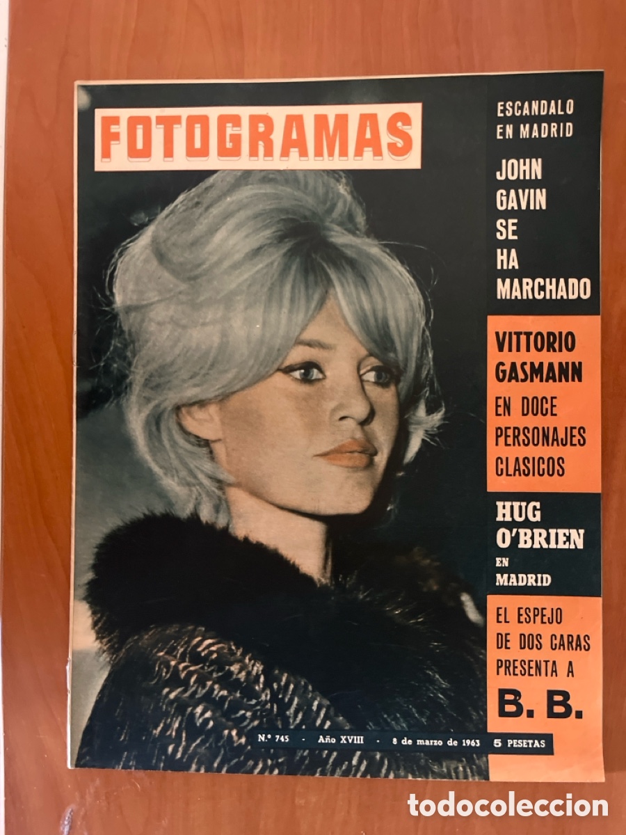 Cine: FOTOGRAMAS N&Uacute;MERO 745, (REVISTA SEMANAL CINEMATOGR&Aacute;FICA Y DE ACTUALIDADES)