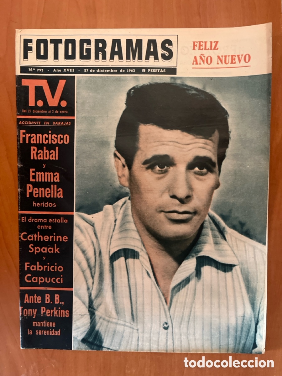 Cine: FOTOGRAMAS N&Uacute;MERO 793, (REVISTA SEMANAL CINEMATOGR&Aacute;FICA Y DE ACTUALIDADES)