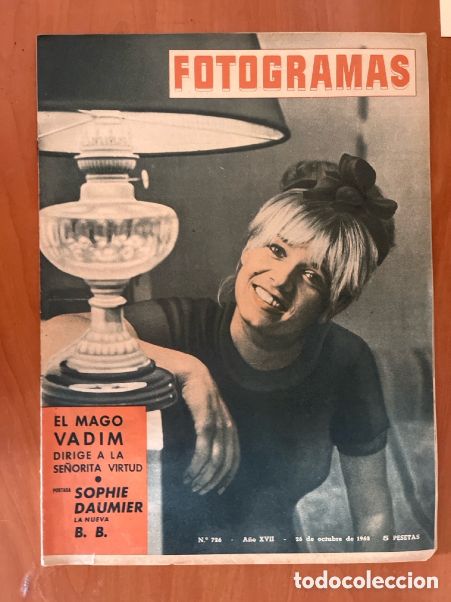 Cine: FOTOGRAMAS N&Uacute;MERO 726, (REVISTA SEMANAL CINEMATOGR&Aacute;FICA Y DE ACTUALIDADES)