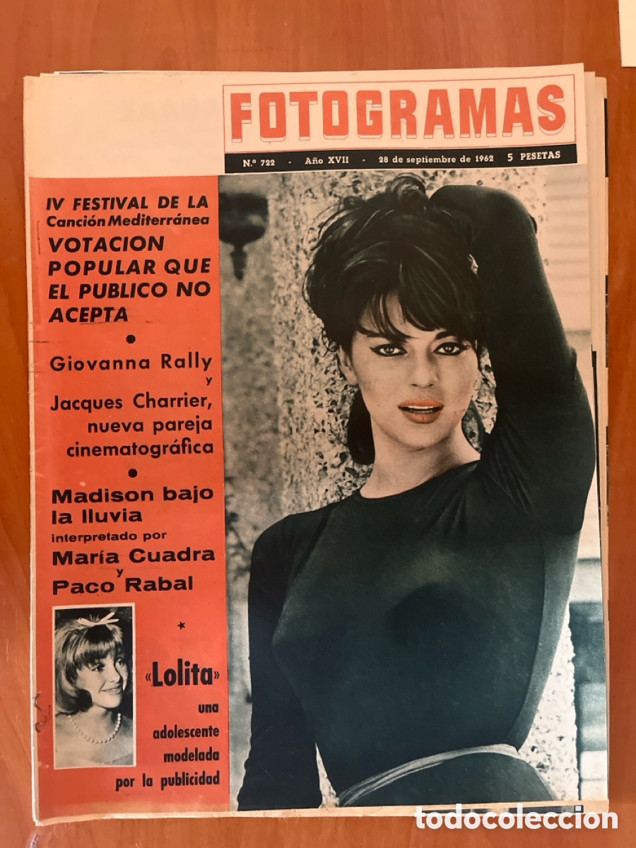 Cine: FOTOGRAMAS N&Uacute;MERO 722, (REVISTA SEMANAL CINEMATOGR&Aacute;FICA Y DE ACTUALIDADES)