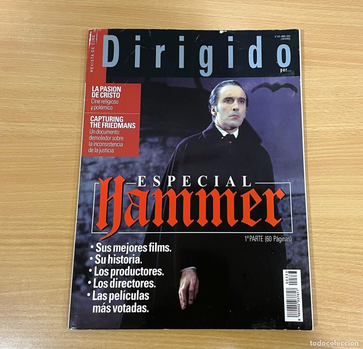 Cine: REVISTA DE CINE DIRIGIDO POR... n&ordm; 333 (ABRIL 2004) - ESPECIAL TERROR HAMMER 1&ordf; PARTE
