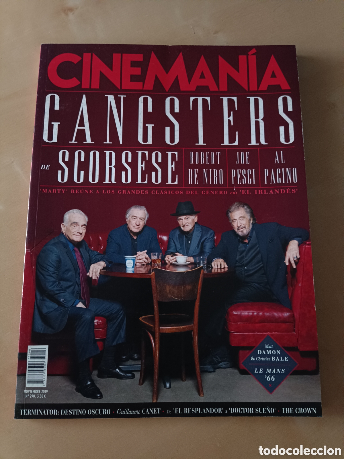 Cine: REVISTA CINEMAN&Iacute;A N&deg; 290 NOVIEMBRE 2019 SCORSESE TERMINATOR EL RESPLANDOR DE NIRO PACINO c7