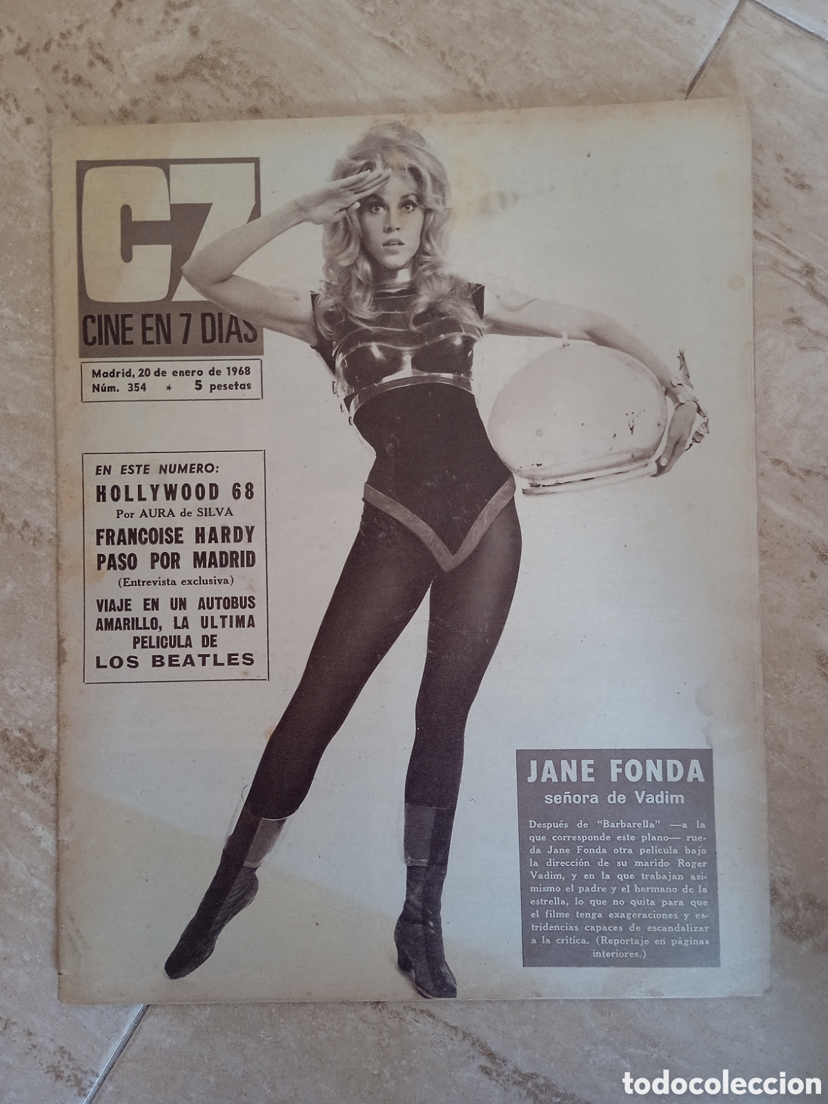 Cine: Cine en 7 d&iacute;as n&deg;354 Jane Fonda Francoise Hardy Los Beatles