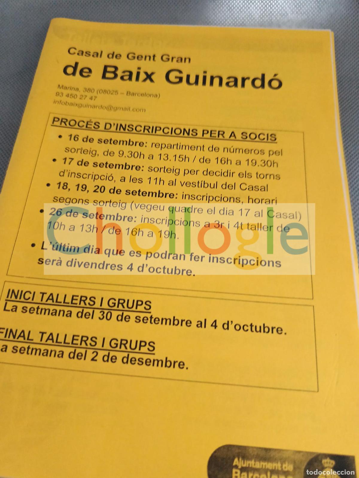 Cine: Revista Casal Gent Gran Baix Guinard&oacute; 12 p&aacute;ginas