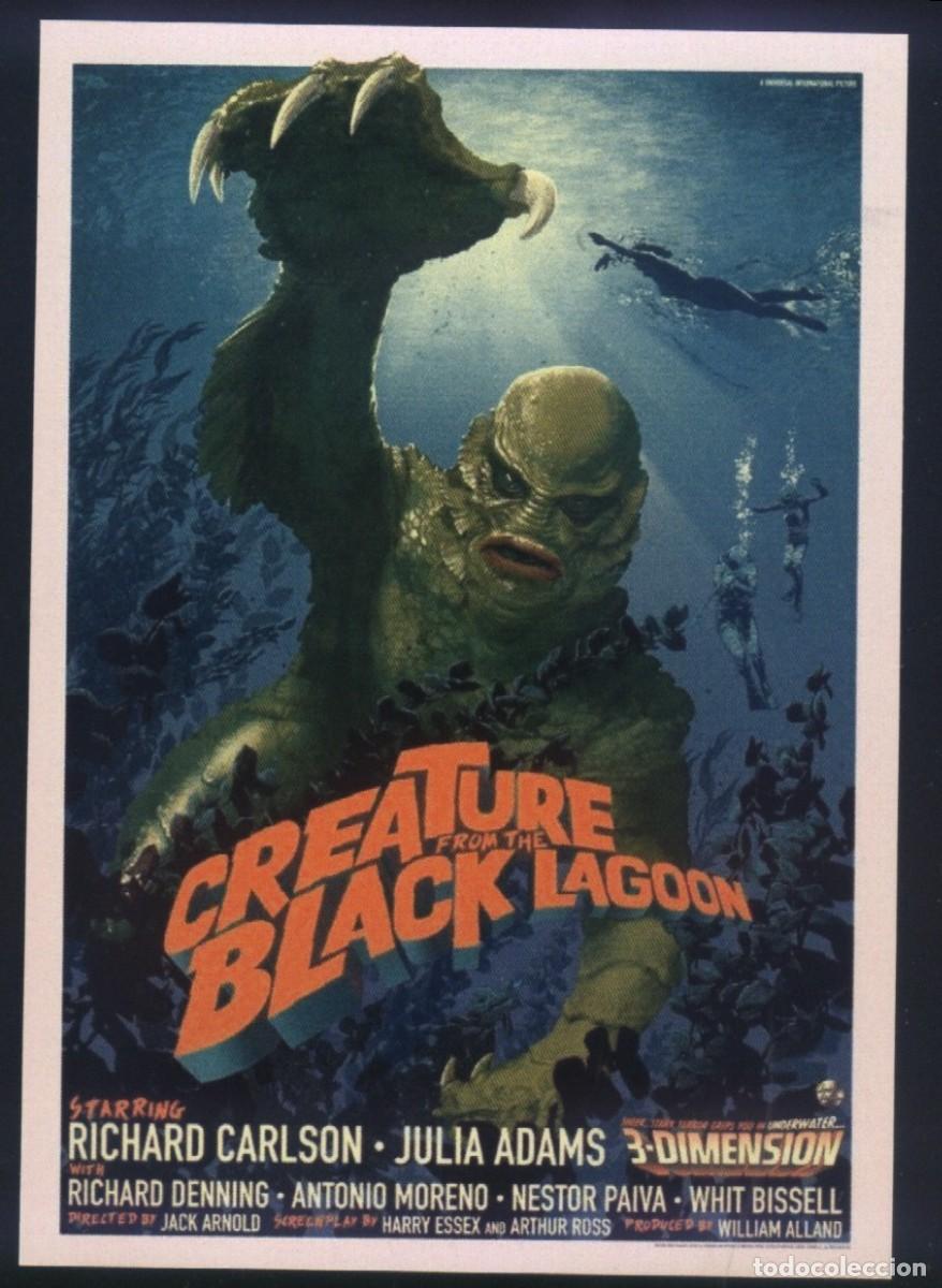 Cine: Q-12024- Creature from the Black Lagoon (La mujer y el monstruo) Richard Carlson - Julie Adams