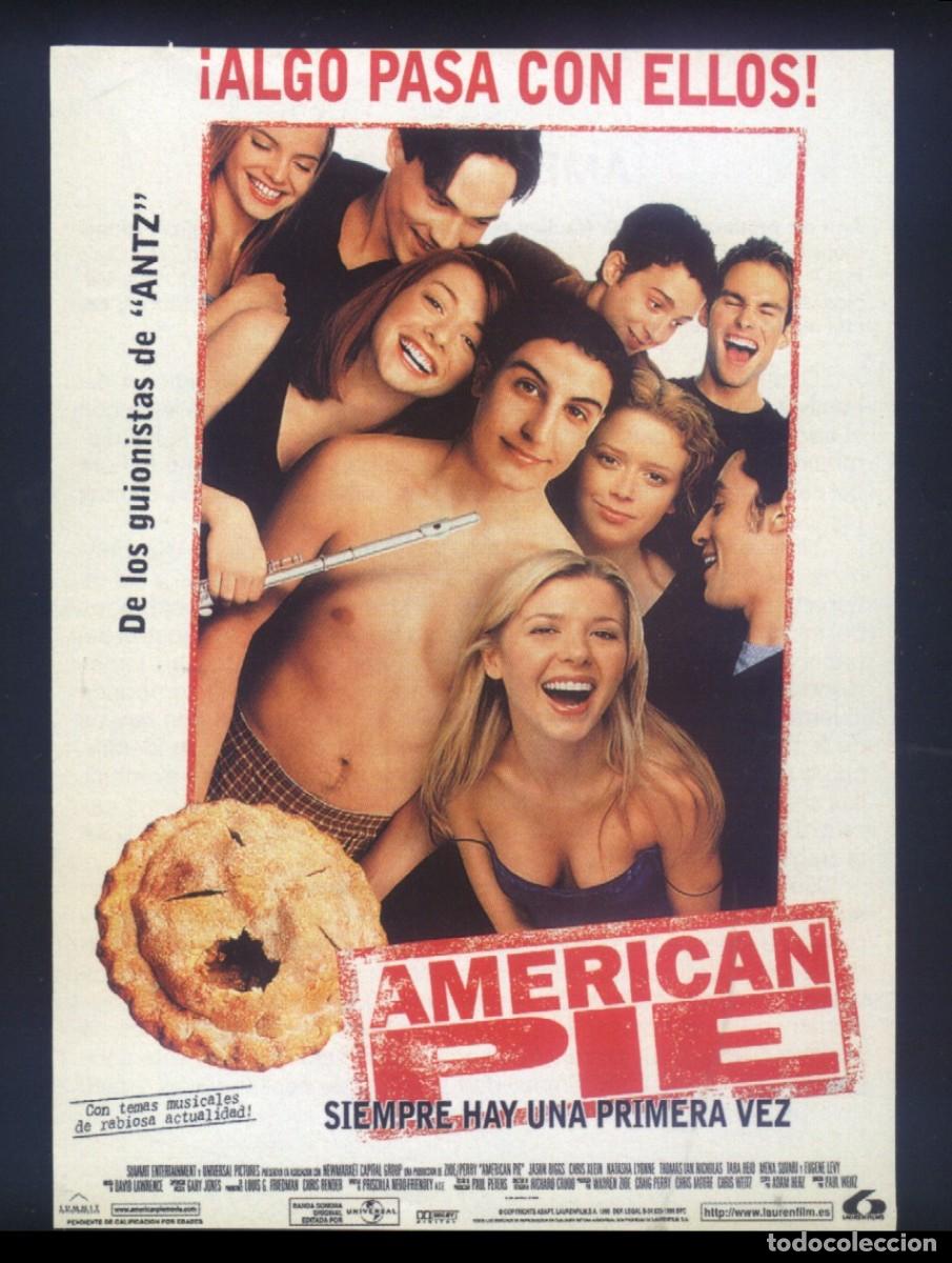 Cine: Q-12026- American Pie (FICHA T&Eacute;CNICA) Jason Biggs - Chris Klein - Thomas Ian Nicholas