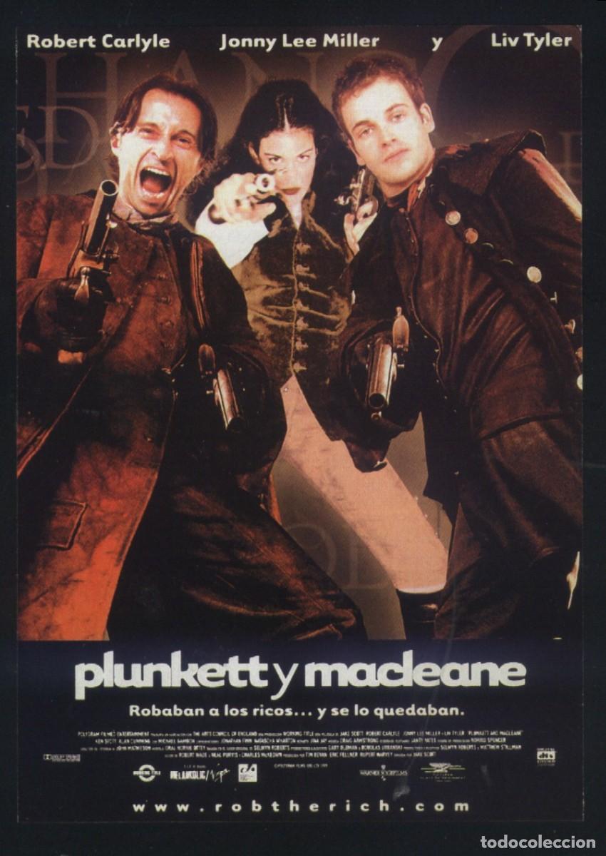 Cine: Q-12032- Plunkett y Macleane (FICHA T&Eacute;CNICA) Robert Carlyle - Jonny Lee Miller