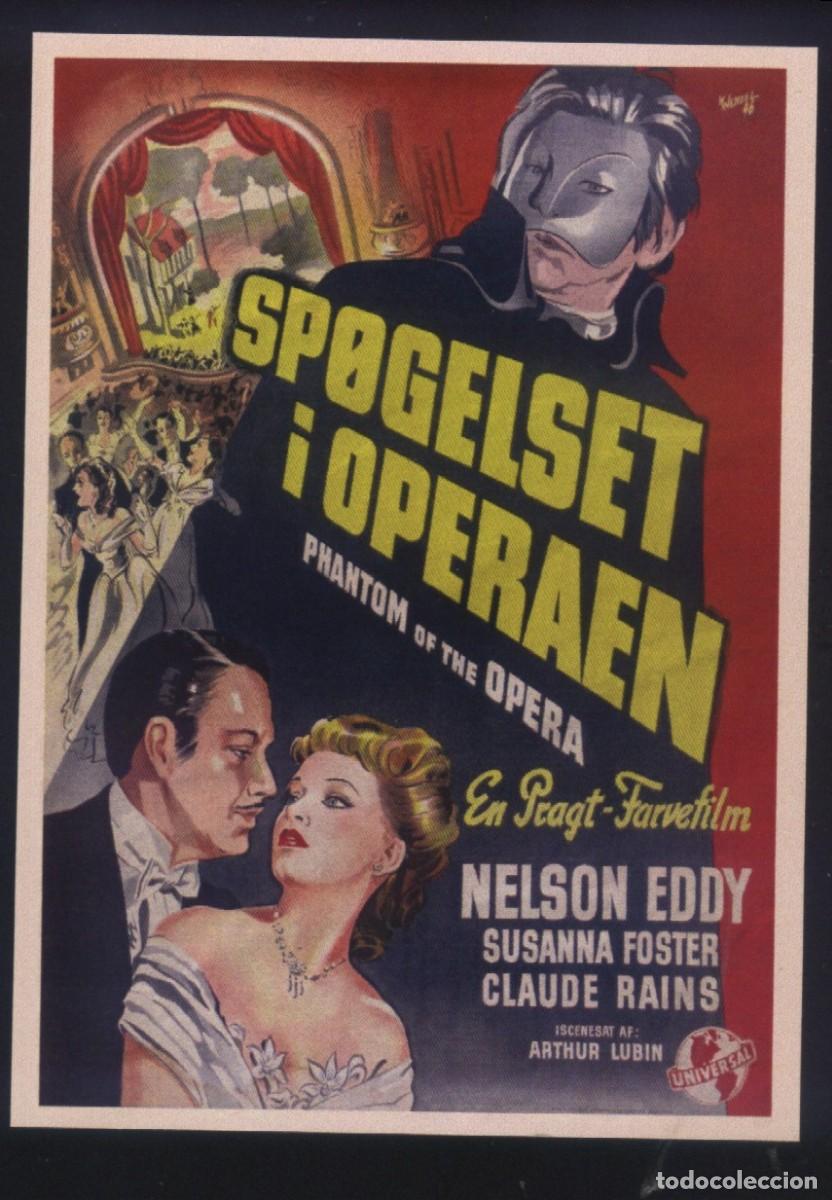 Cine: Q-12033- Sp&oslash;gelset i operaen (EL FANTASMA DE LA &Oacute;PERA) (Phantom Of The Opera) NELSON EDDY